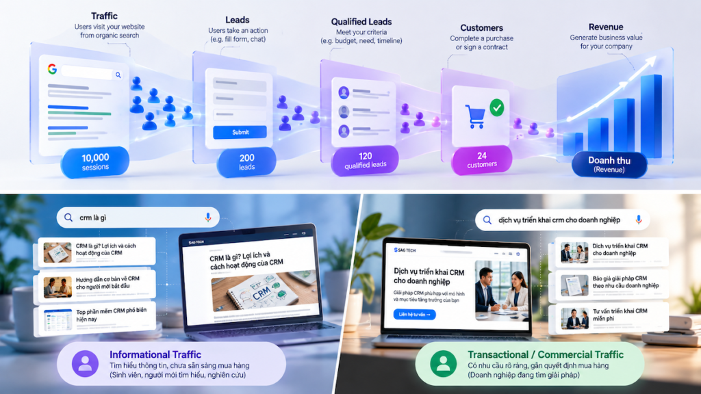 Lead được tạo ra nhưng không chuyển thành khách hàng